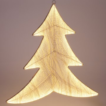 LED Weihnachtsdekoration 260xLED/6W/230V 56 cm warmweiß Weihnachtsbaum/gold