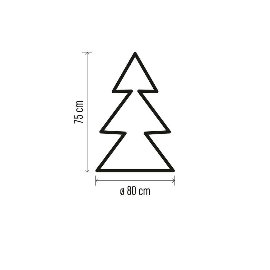 LED-Weihnachtsdekoration 40xLED/3xAA