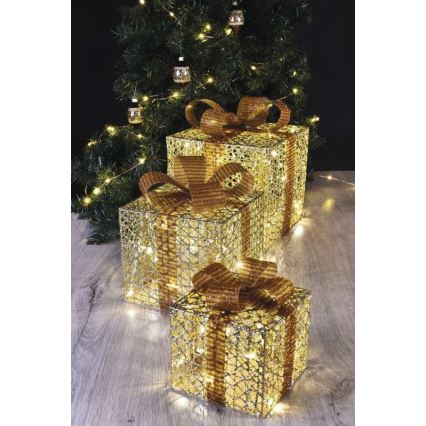 LED Weihnachtsdekoration 72xLED/1,35W/230V gold