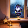 LED-Weihnachtsdekoration 8×LED/3×AAA, kaltweiß, Weihnachtsmann