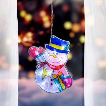 LED-Weihnachtsdekoration für das Fenster 10xLED/3xAAA