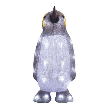 LED Weihnachtsdekoration für den Außenbereich 30xLED/2,1W/230V IP44 Pinguin