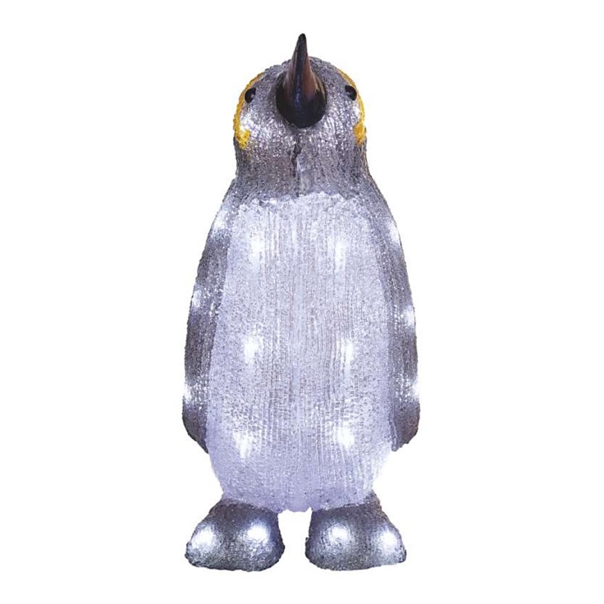LED Weihnachtsdekoration für den Außenbereich 30xLED/2,1W/230V IP44 Pinguin