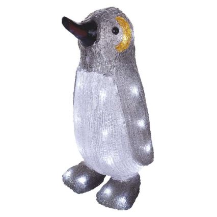 LED Weihnachtsdekoration für den Außenbereich 30xLED/2,1W/230V IP44 Pinguin