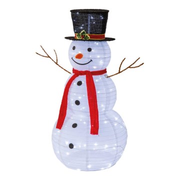 LED-Weihnachtsdekoration für den Außenbereich LED/1,4W/230V 90 cm IP44 Schneemann