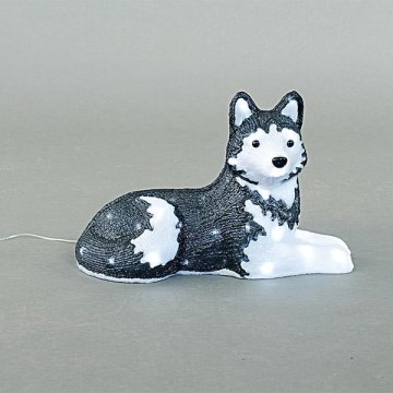 LED-Weihnachtsdekoration für den Außenbereich LED/3,6W/230V IP44 kaltweiß Husky