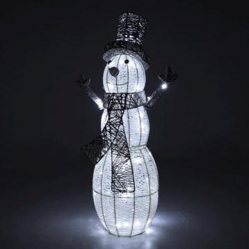 LED-Weihnachtsdekoration für den Außenbereich LED/3,6W/230V/kaltweiß 75 cm IP44 Schneemann