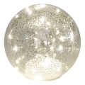 LED-Weihnachtsdekoration Kugel Ø 15 cm, 20× LED, 3× AA-Batterien