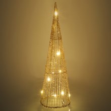 LED Weihnachtsdekoration LED/2xAA 40 cm Kegel