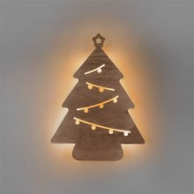 LED-Weihnachtsdekoration LED/2xAA Baum Holz