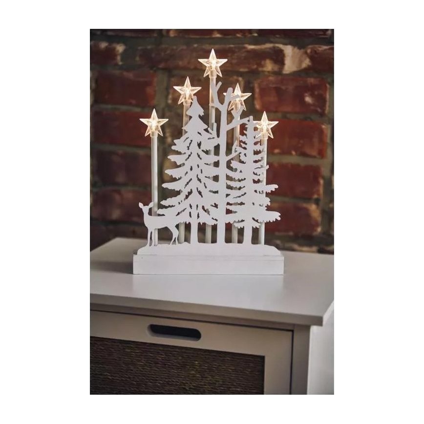 LED Weihnachtsdekoration LED/2xAA warmweiß