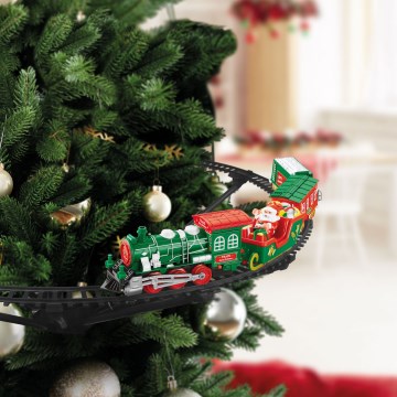 LED-Weihnachtsdekoration LED/2xAA Ø 80 cm Zug für den Weihnachtsbaum