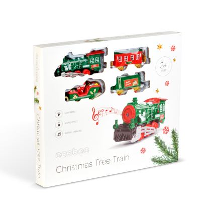 LED-Weihnachtsdekoration LED/2xAA Ø 80 cm Zug für den Weihnachtsbaum