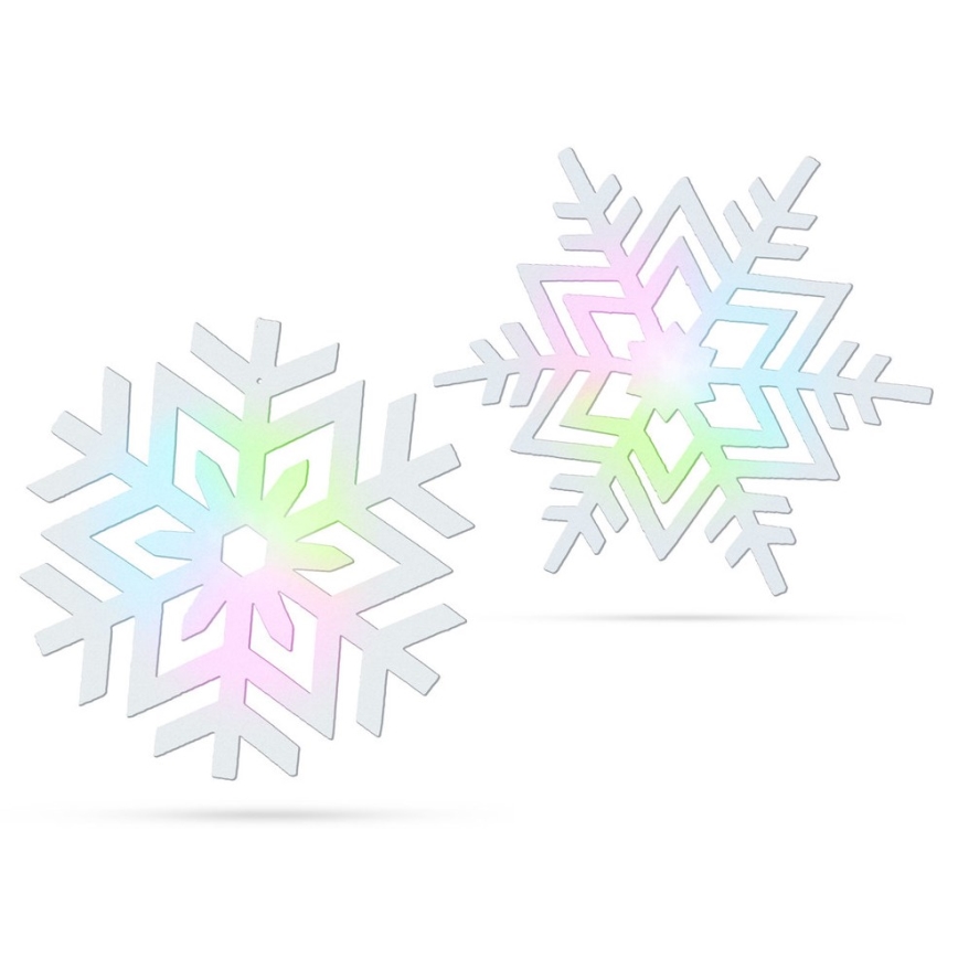 LED Weihnachtsdekoration LED/2xLR41 Schneeflocke