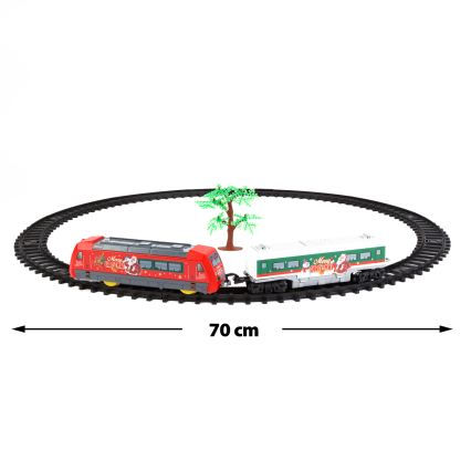 LED-Weihnachtsdekoration LED/3xAA Ø 70 cm Zug für unter den Weihnachtsbaum