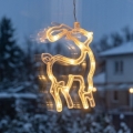 LED Weihnachtsdekoration LED/3xAAA/warmweiß Rentier