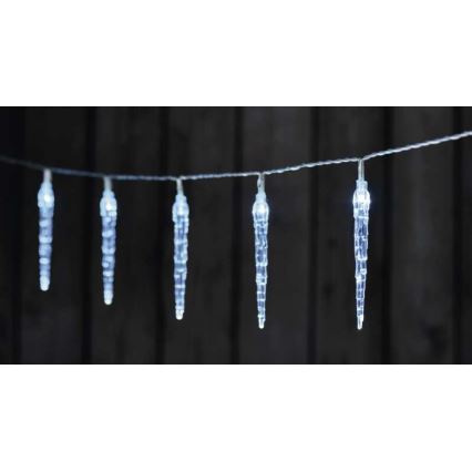 LED Weihnachtskette 10xLED/2xAA 1,65m