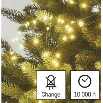 LED Weihnachtskette 150xLED/5,35m warmweiß