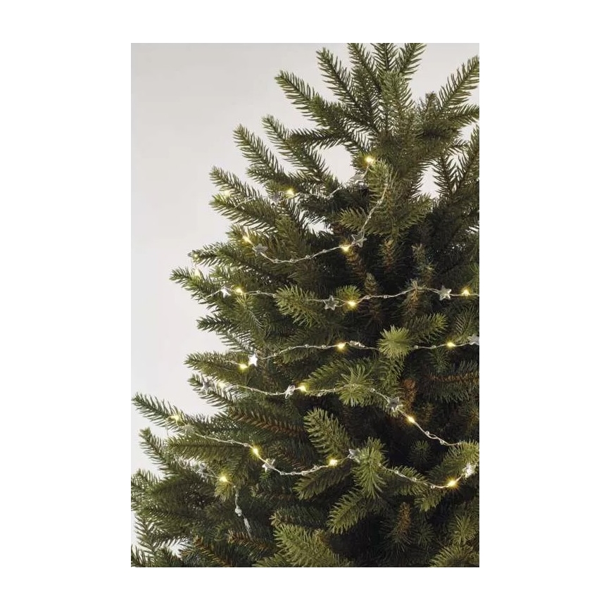 LED Weihnachtskette 20xLED/2xAA 2,2 m warmweiß