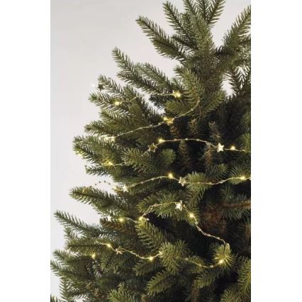 LED Weihnachtskette 20xLED/2xAA 2,2 m warmweiß