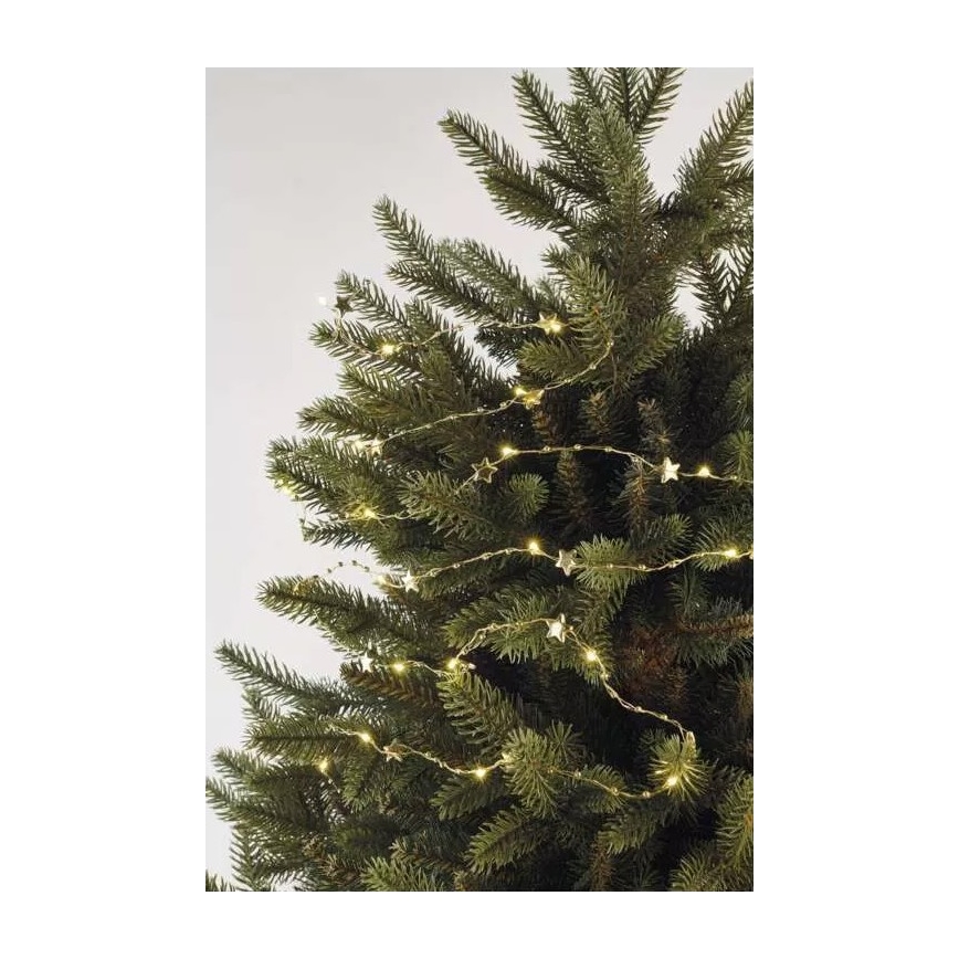 LED Weihnachtskette 20xLED/2xAA 2,2 m warmweiß