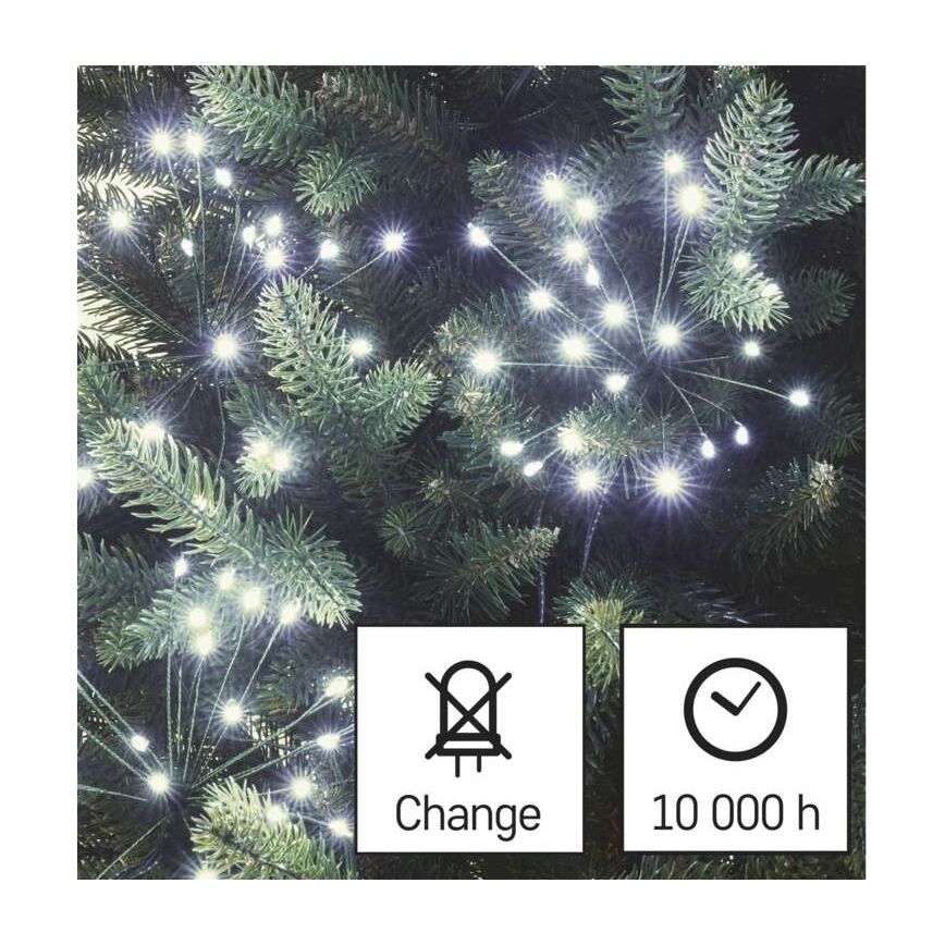 LED Weihnachtskette 300xLED/8,2m kaltweiß