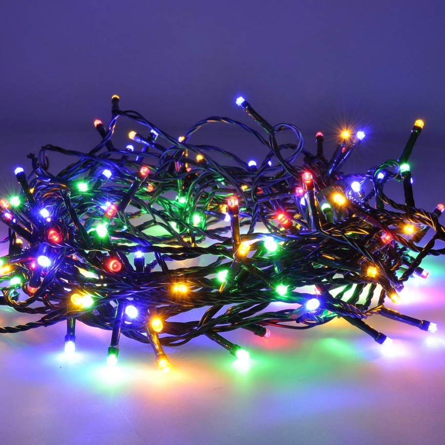 LED Weihnachtskette 50xLED/8 Funktionen 8m IP44 multicolor