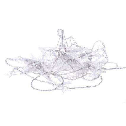 LED Weihnachtskette STAR LED/3,6W/230V IP44