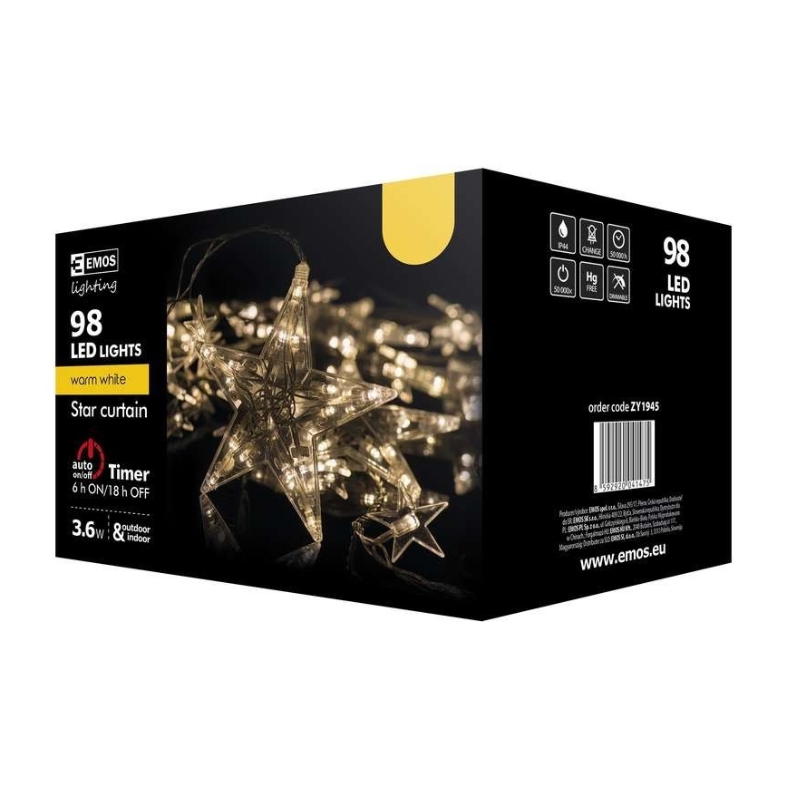 LED Weihnachtskette CHAIN 1xLED/3,6W/230V IP44