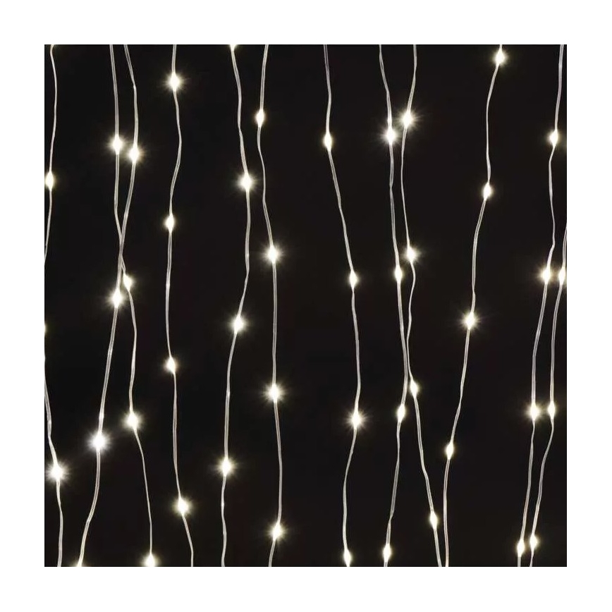 LED Weihnachtskette für Außen 180xLED/8 funkcí 6,7 m IP44 warmweiß