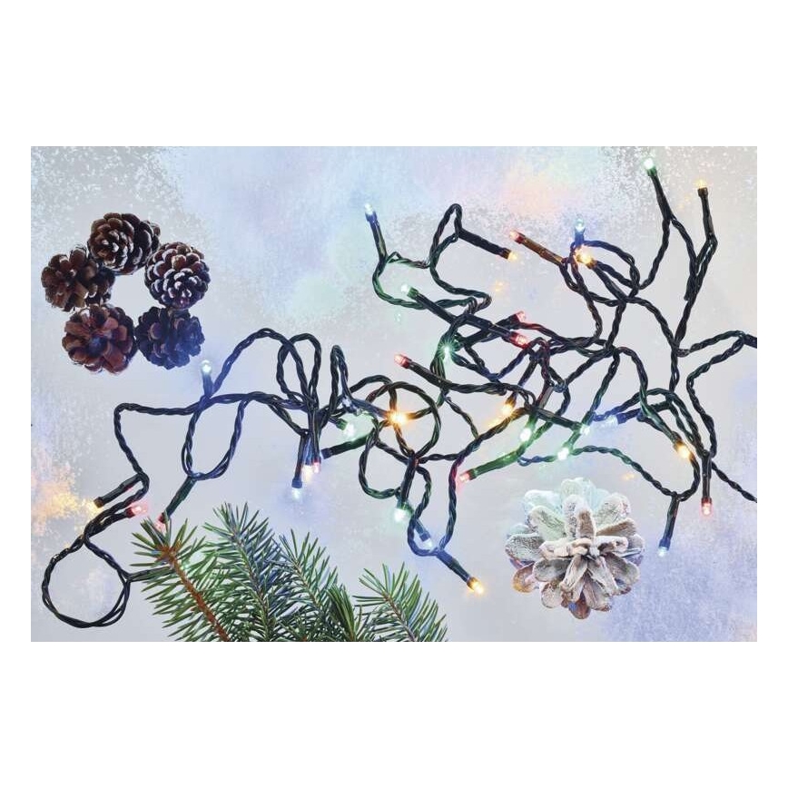 LED-Weihnachtskette für den Außenbereich 120xLED/17m IP44 multicolor