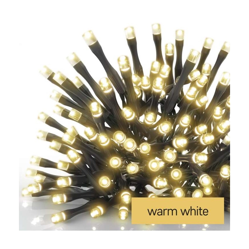 LED-Weihnachtskette für den Außenbereich 120xLED/8,9m IP44 warmweiß