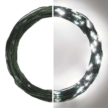 LED-Weihnachtskette für den Außenbereich 150xLED/20m IP44 kaltweiß