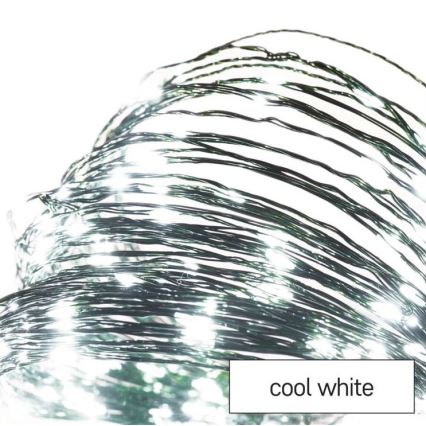 LED-Weihnachtskette für den Außenbereich 150xLED/20m IP44 kaltweiß