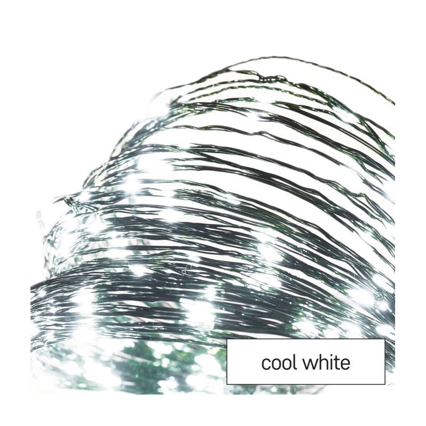 LED-Weihnachtskette für den Außenbereich 150xLED/20m IP44 kaltweiß