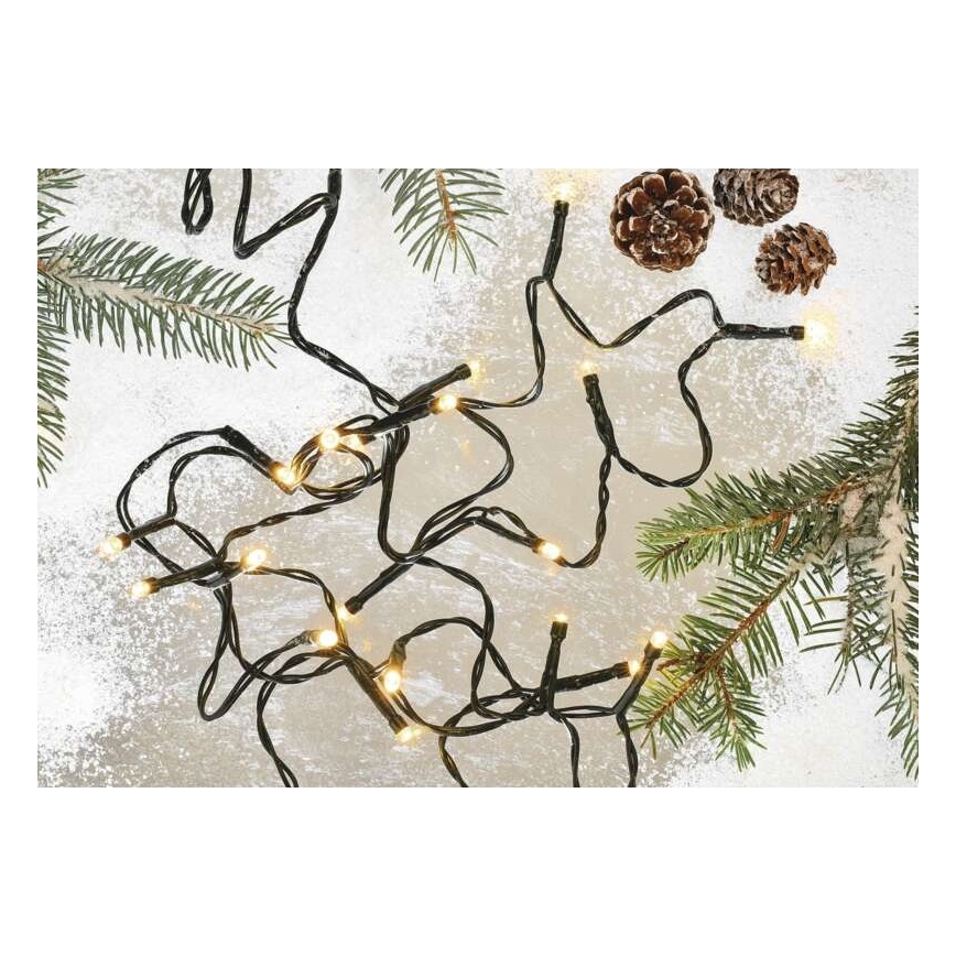 LED-Weihnachtskette für den Außenbereich 180xLED/23m IP44 vintage