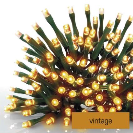 LED-Weihnachtskette für den Außenbereich 180xLED/23m IP44 vintage