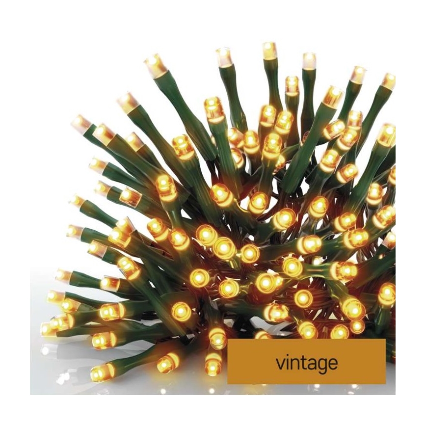 LED-Weihnachtskette für den Außenbereich 180xLED/23m IP44 vintage