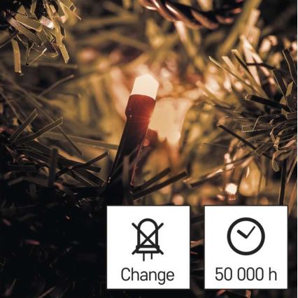 LED-Weihnachtskette für den Außenbereich 180xLED/23m IP44 vintage