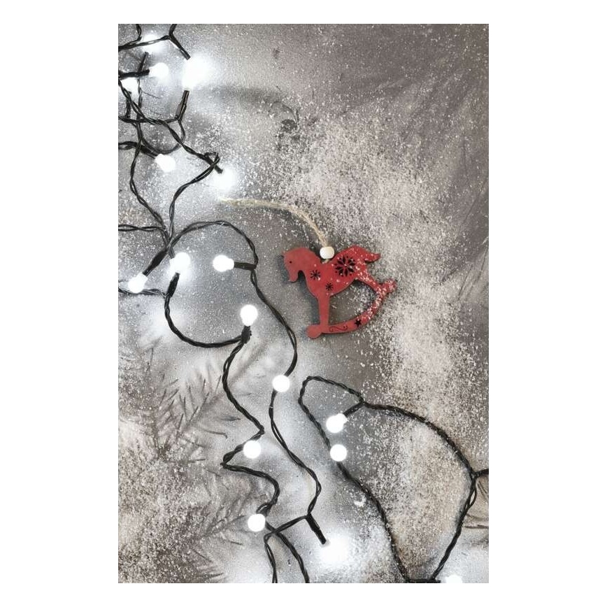 LED-Weihnachtskette für den Außenbereich 200xLED/25m IP44 kaltweiß