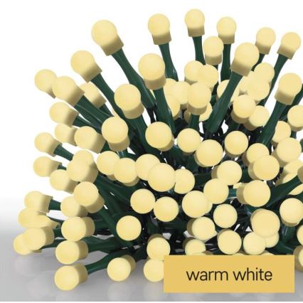 LED-Weihnachtskette für den Außenbereich 200xLED/25m IP44 warmweiß