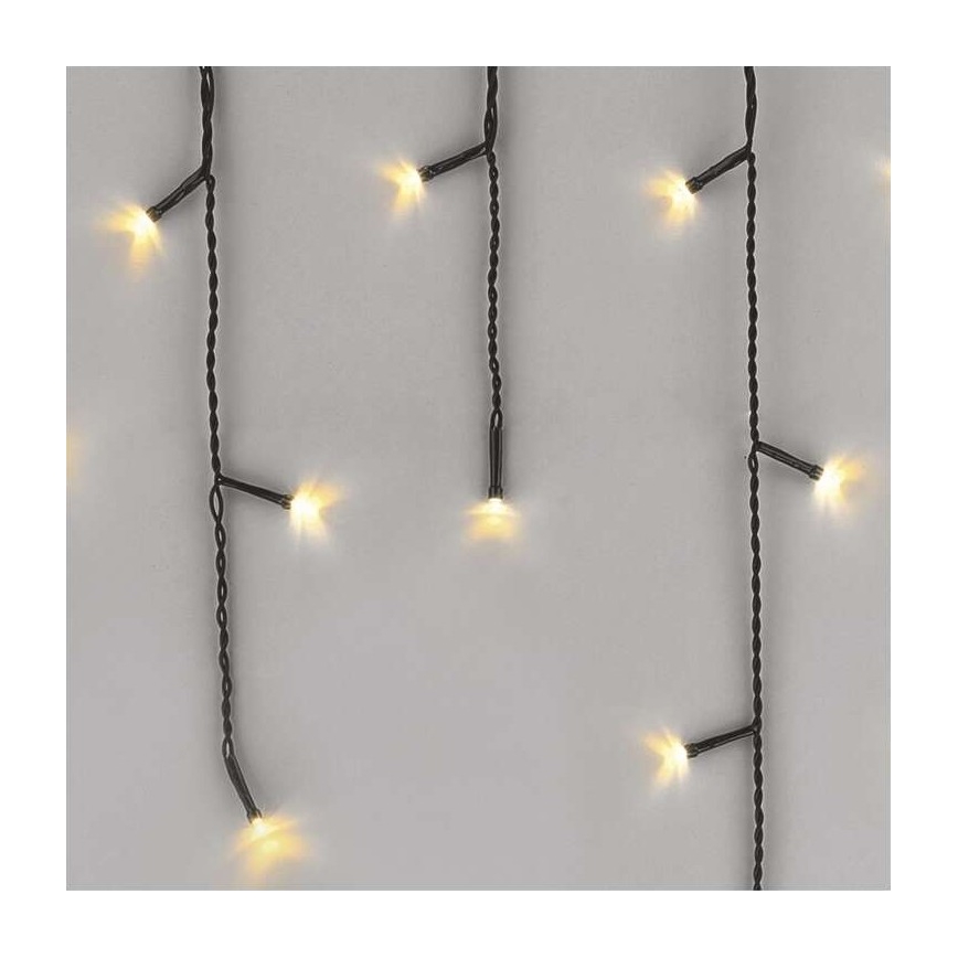 LED Weihnachtskette für den Außenbereich 200xLED/8 Modi 8,6m IP44 warmweiß