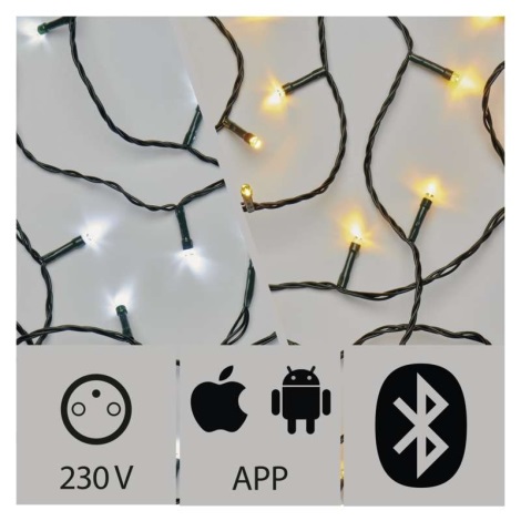LED-Weihnachtskette für den Außenbereich 240xLED/3,6W/230V IP44