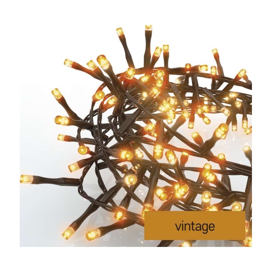 LED-Weihnachtskette für den Außenbereich 300xLED/11m IP44 vintage