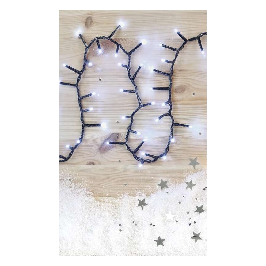 LED-Weihnachtskette für den Außenbereich 400xLED/13m IP44 kaltweiß