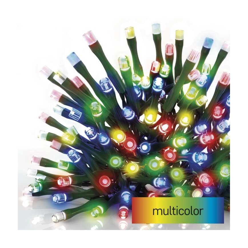 LED-Weihnachtskette für den Außenbereich 40xLED/9m IP44 multicolor