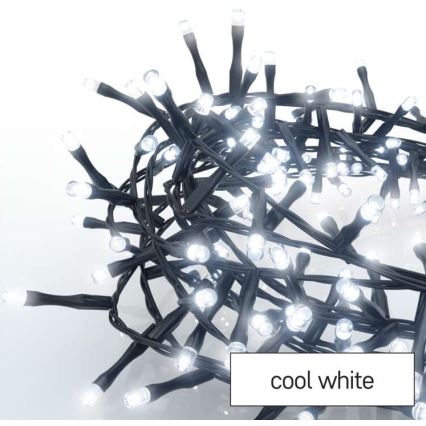 LED-Weihnachtskette für den Außenbereich 600xLED/17m IP44 kaltweiß
