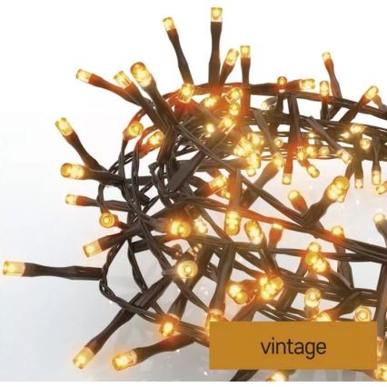 LED-Weihnachtskette für den Außenbereich 600xLED/17m IP44 vintage