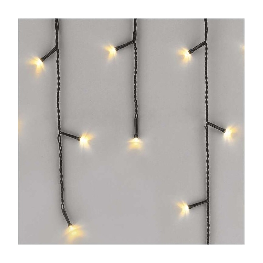 LED-Weihnachtskette für den Außenbereich 600xLED/8 Modi 15m IP44 warmweiß