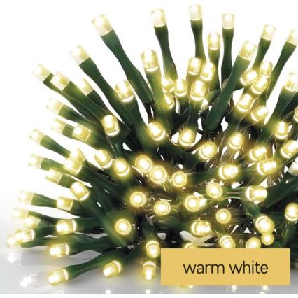 LED-Weihnachtskette für den Außenbereich 600xLED/8 Modi 15m IP44 warmweiß